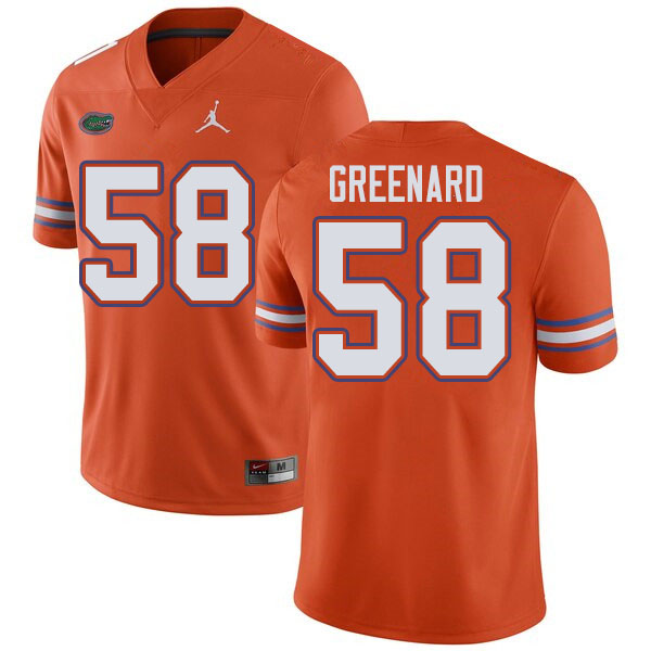 Jordan Brand Men #58 Jonathan Greenard Florida Gators College Football Jerseys Sale-Orange